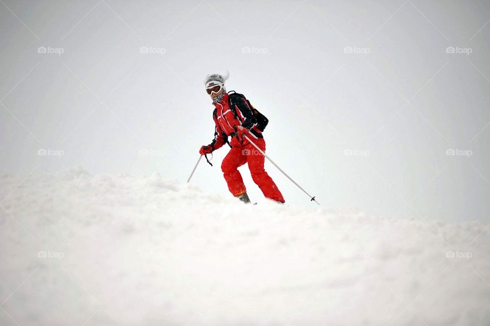 New year skiing in Ukrainian Carpathians 