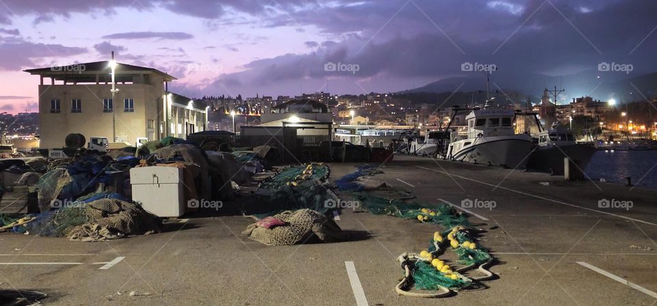 Puerto de Arenys de Mar y sus artes de Pesca