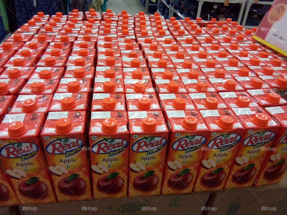 "Real" fruit juice- real fruit power.