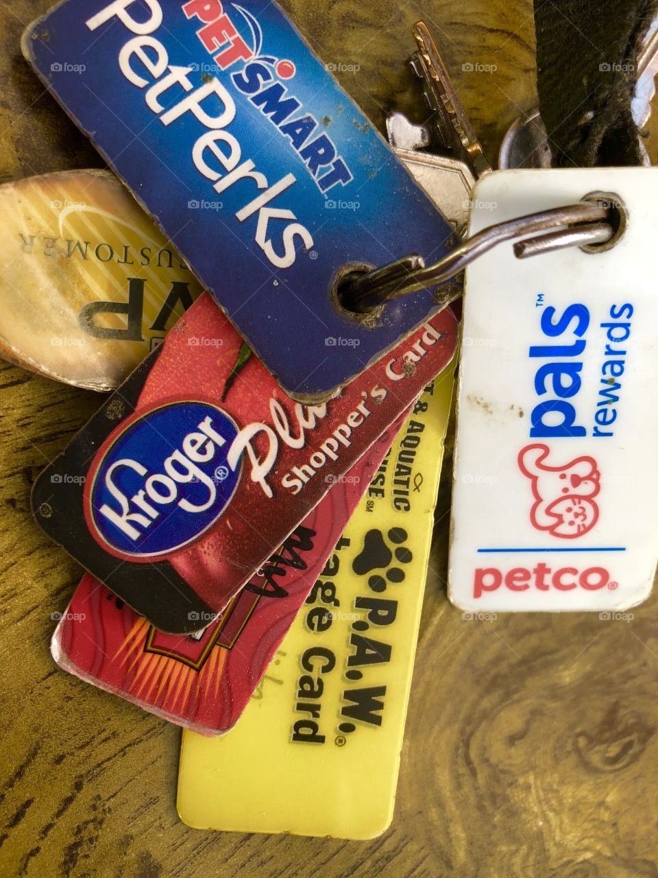 Discount cards keyring 
