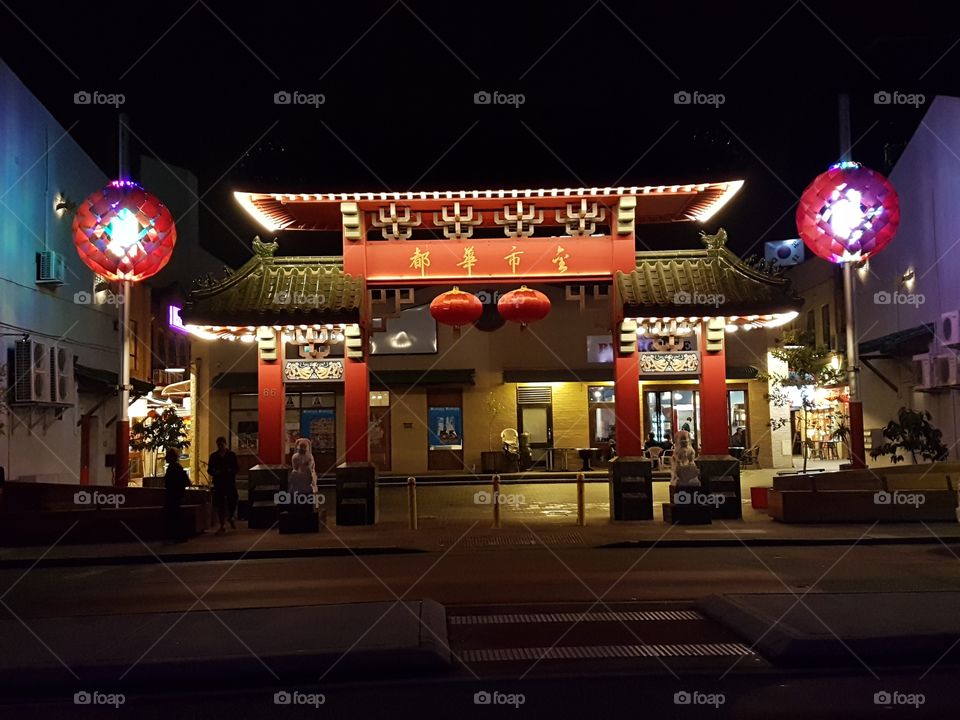 Little asia in northbridge at night
