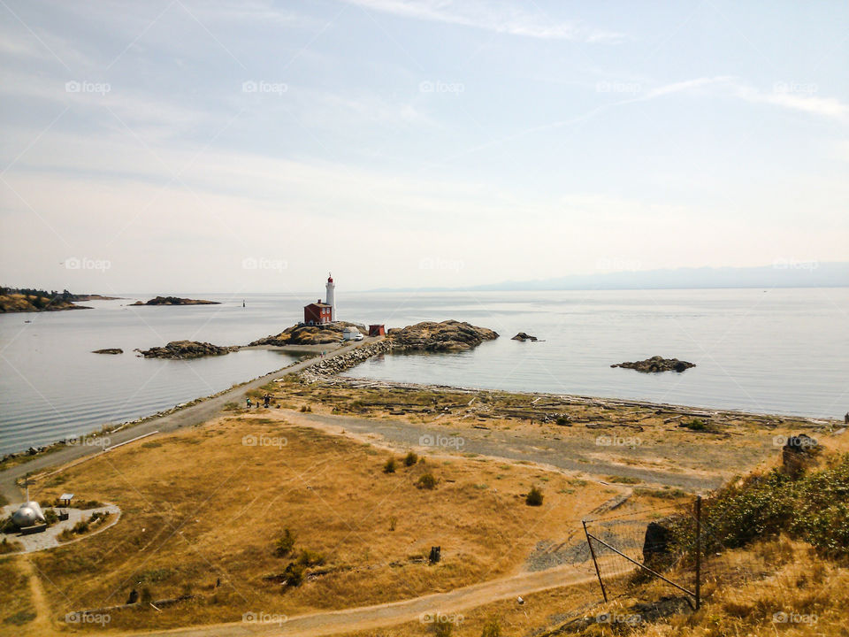 Lighthouse. Photo of the Fort Rodd Hill Lighthouse in Victoria, BC!