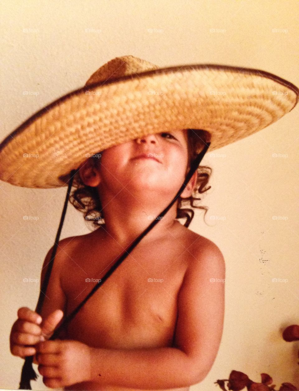 Boy with sombrero