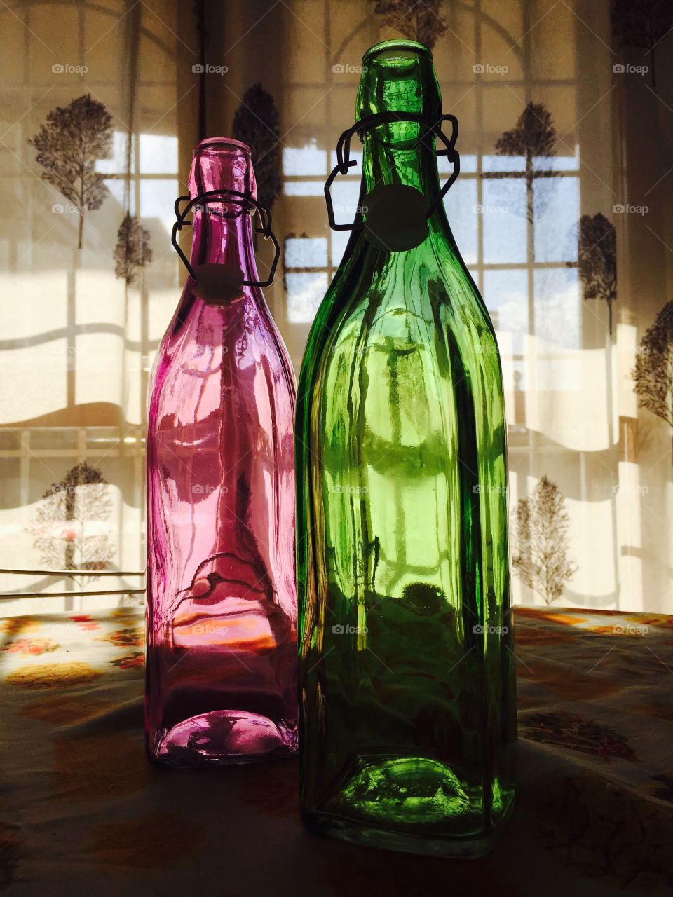 Le mie nuove bottiglie coloratissime per l'acqua ;-)