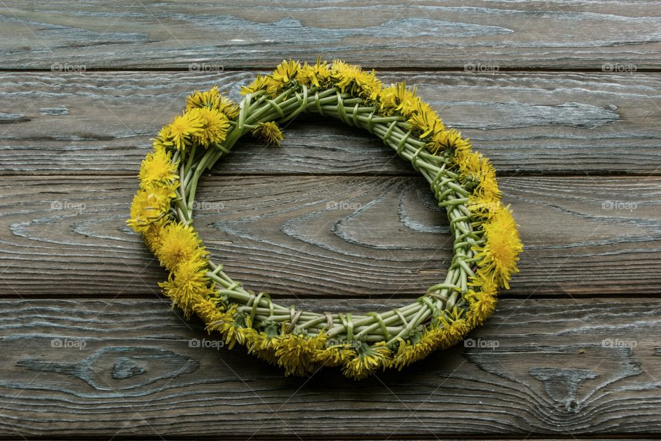 wreath of flowers