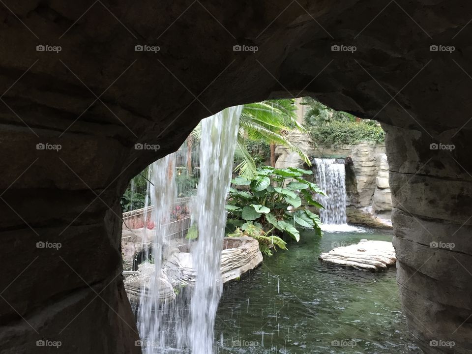 Gaylord Palms waterfall