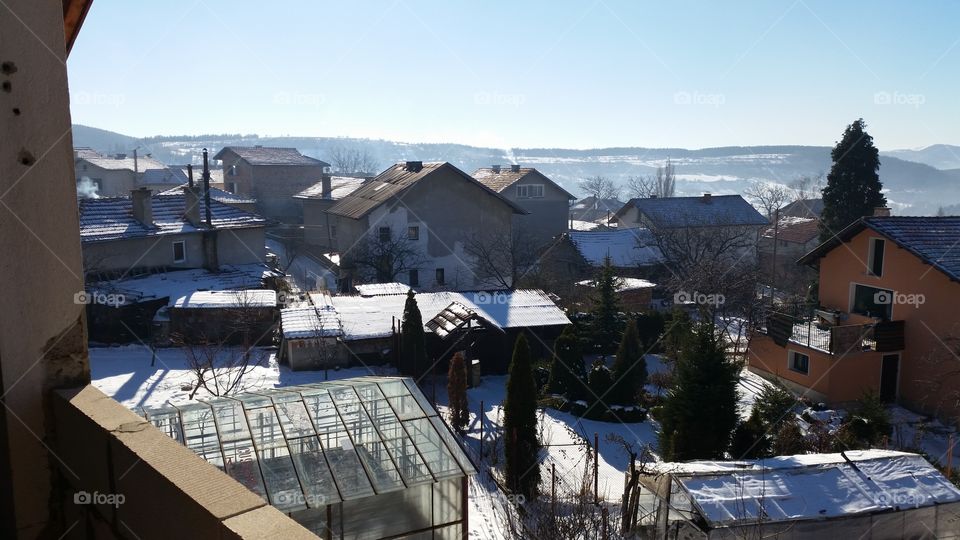 Snow, House, Winter, No Person, Building
