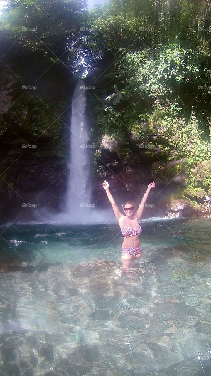 Water, Waterfall, Outdoors, Nature, Summer