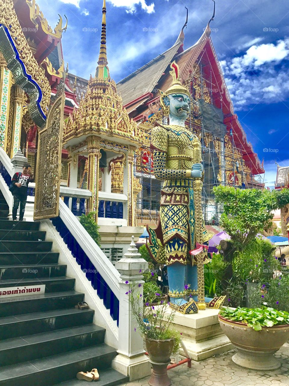 Nangsaw Temple. Samutsakon Province,Thai