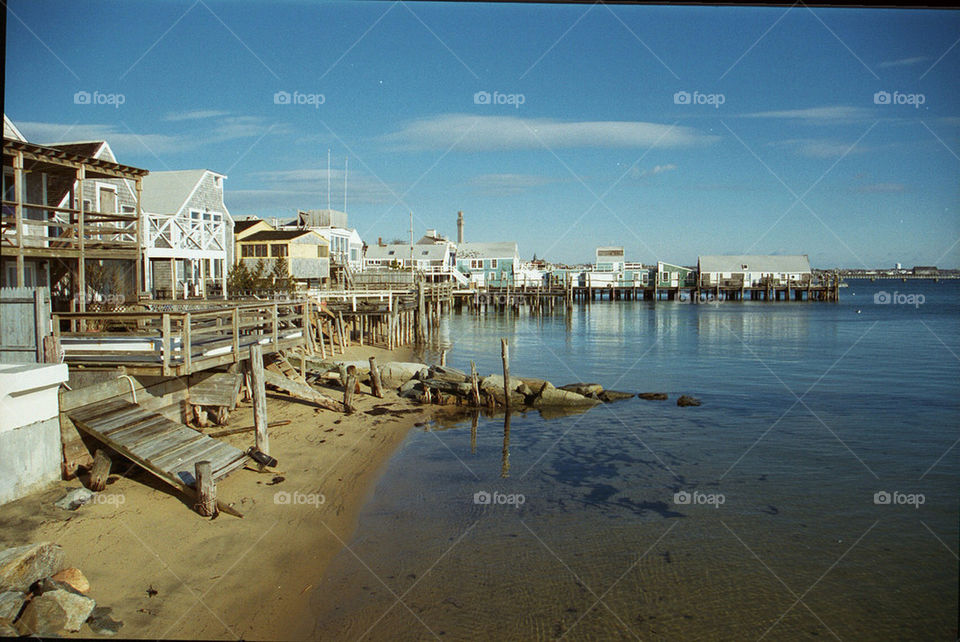 beach buildings house sea by kshapley