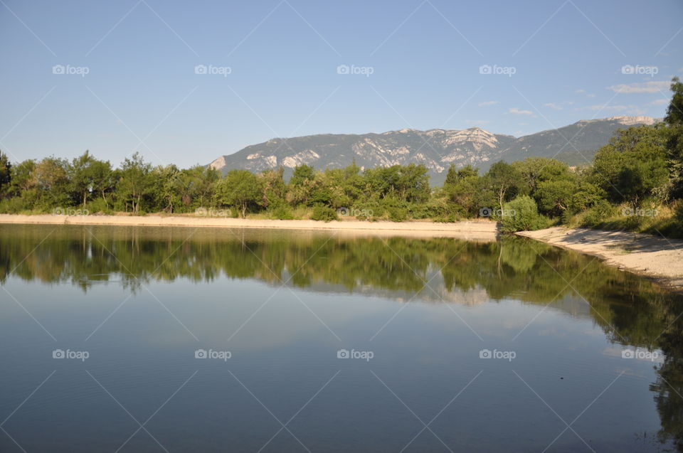 View of calm lake