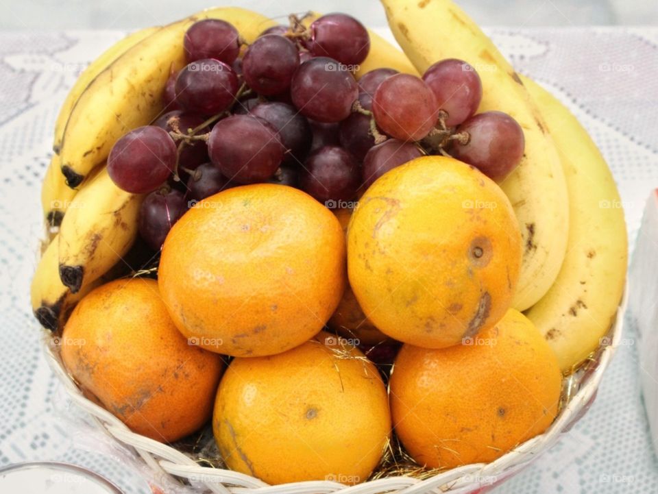 fruits on the table