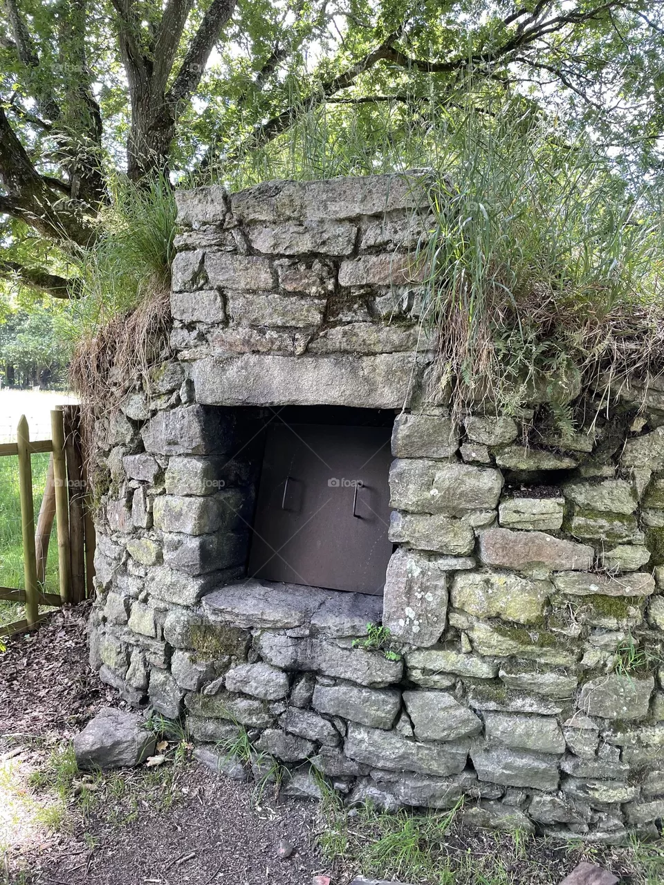 A village well in Brittany France 