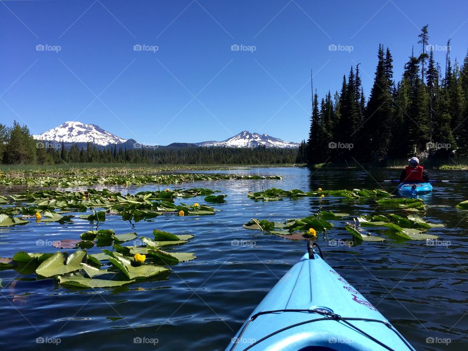 Lake, Water, Canoe, Reflection, Recreation