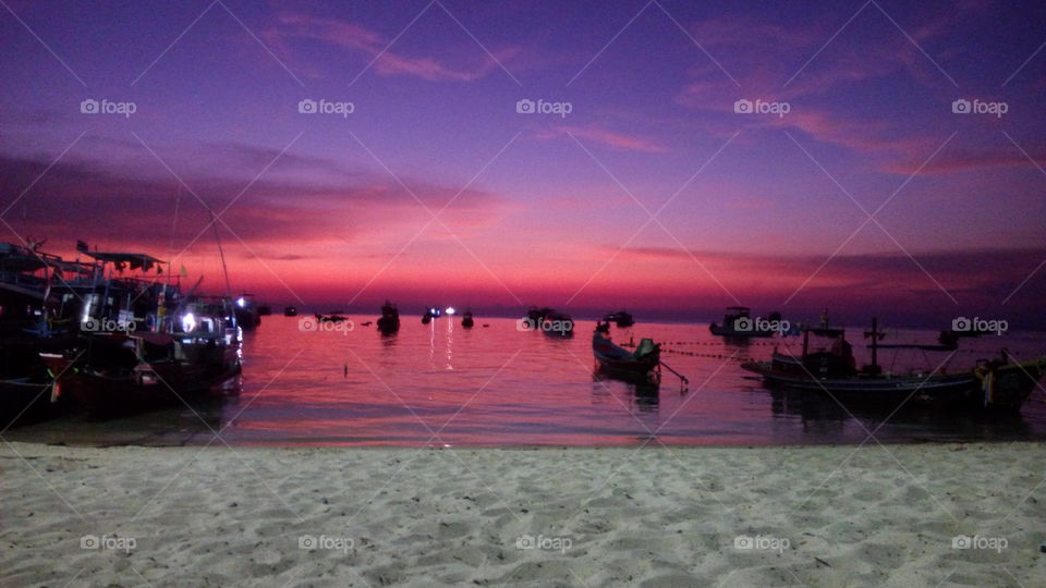 Sunset in Thailand 