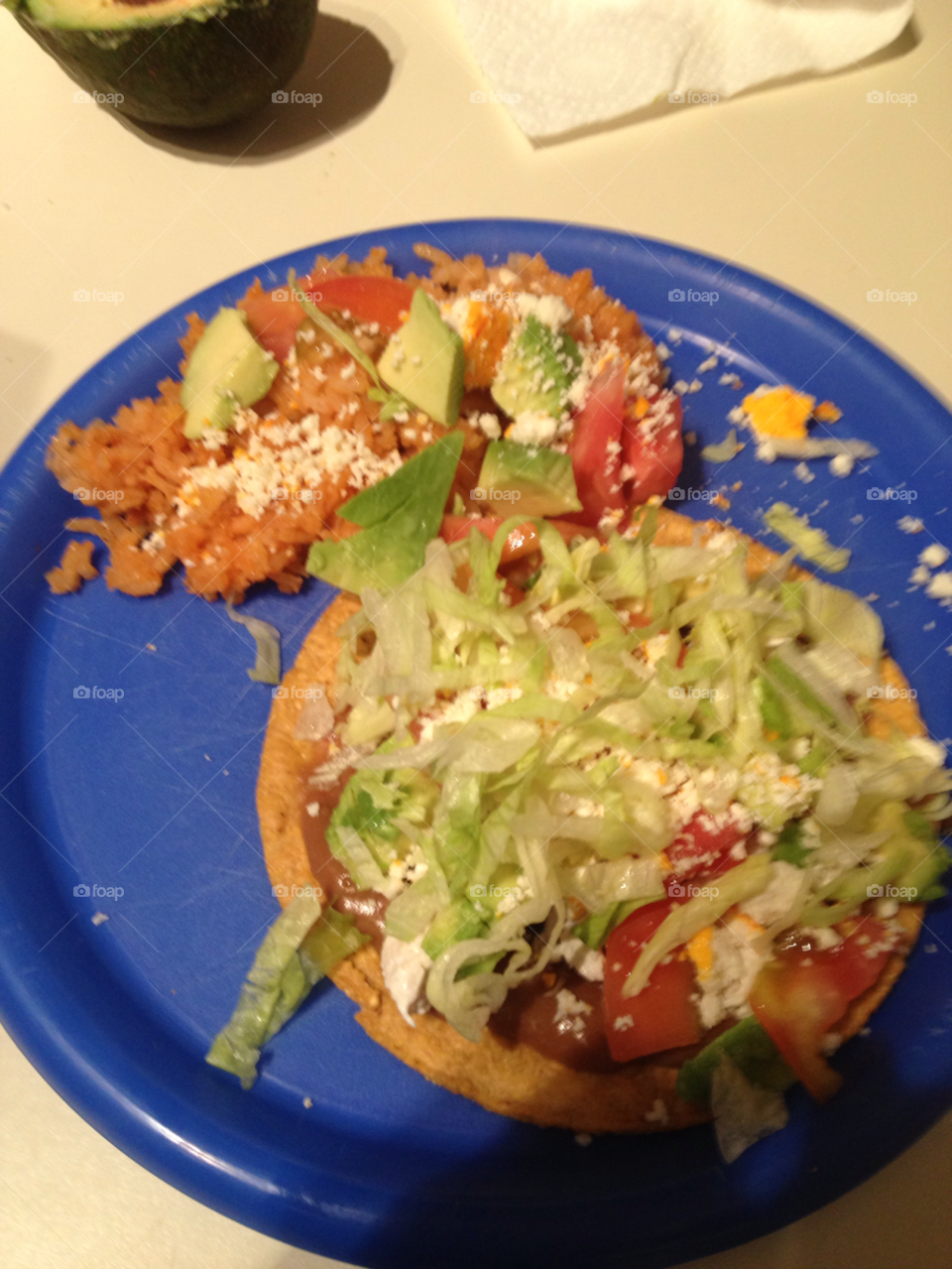 home tostada mexican dinner by cmckee103