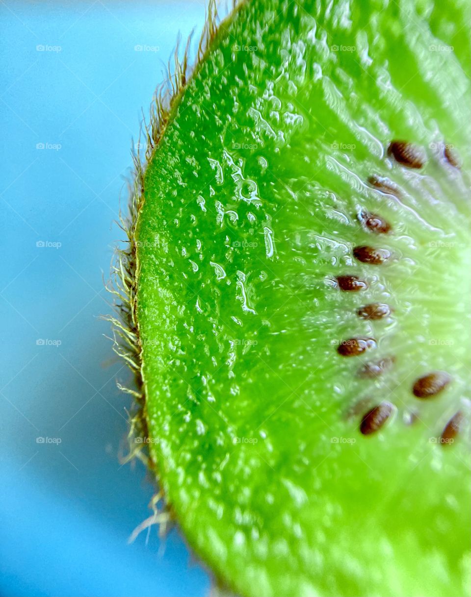 Green kiwi fruit 