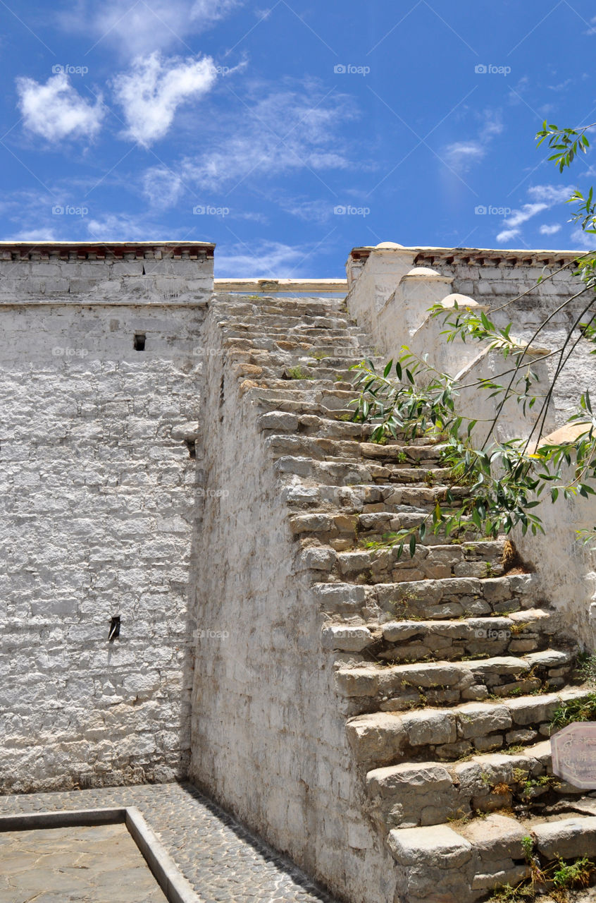 Potala palace stairs 