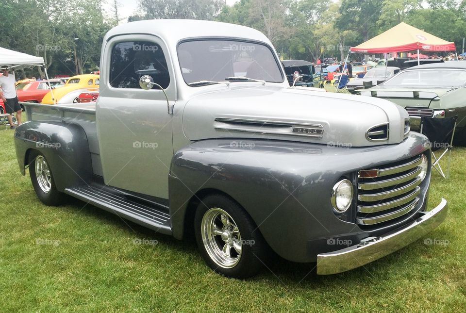 Classic Car Hot Rod Pickup Truck