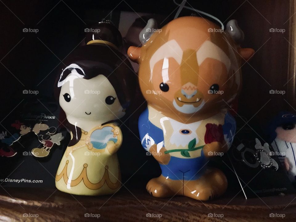 Beauty and the Beast ornaments! 