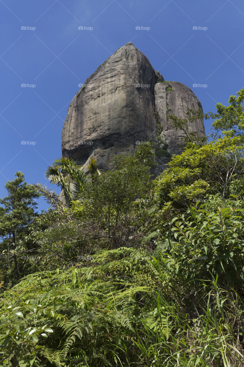 Pedra da Gavea in Rio de Janeiro Brazil.