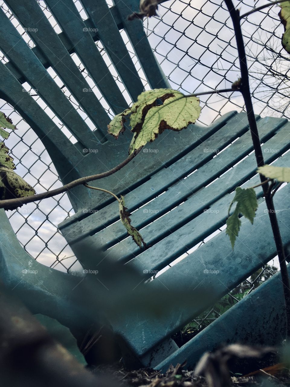 Abandoned road by the highway 