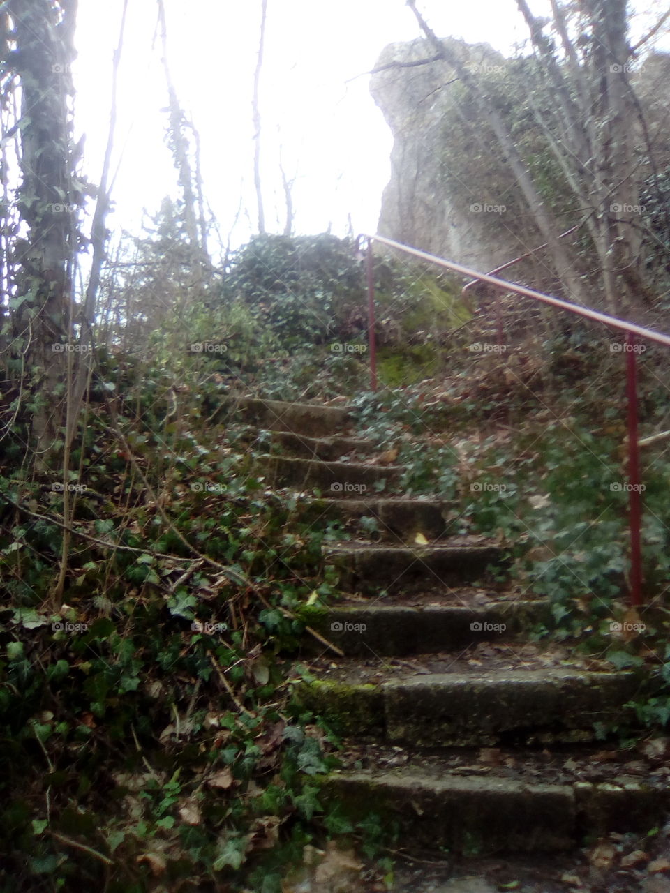the stairs to the unknown