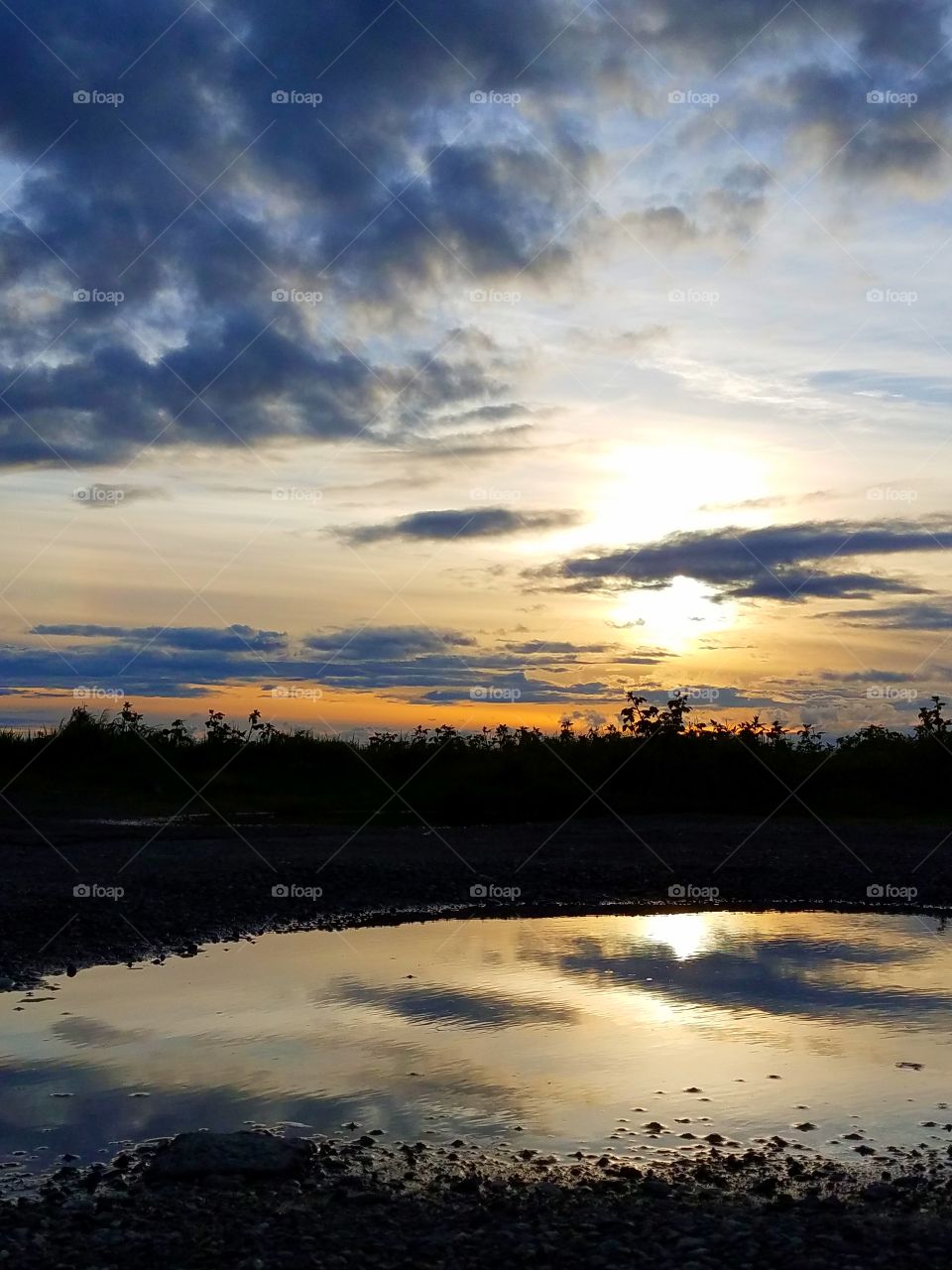 Cloudy Sunset