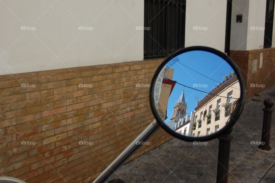 reflejo retrovisor moto