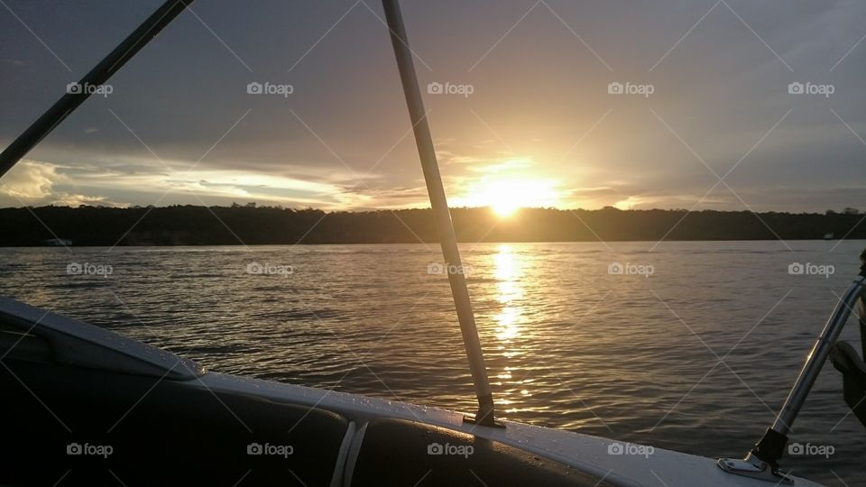 por do sol em Manaus