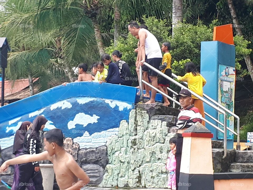 tourist attractions swimming pool in Purbalingga, Indonesia