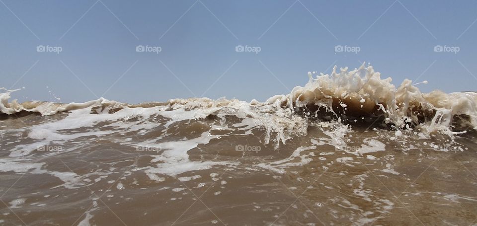 jampore beach, daman, gujarat, india