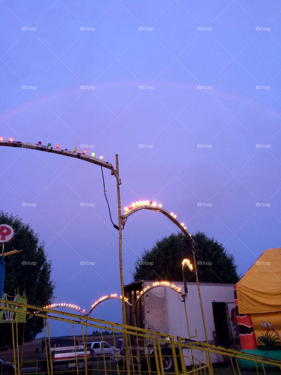 Rainbow at the fair 