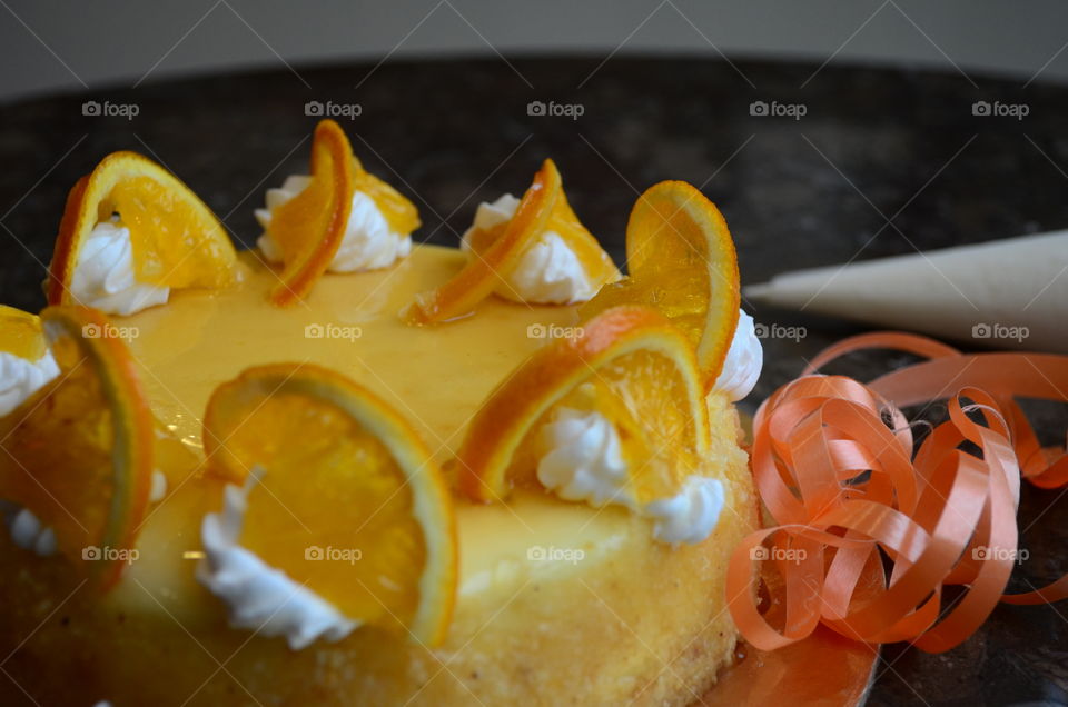 Orange pudding 