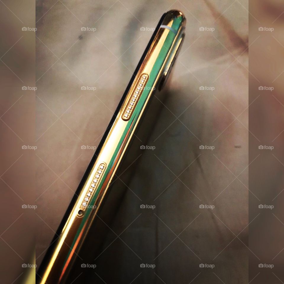 My diamond gold plated iPhone X 