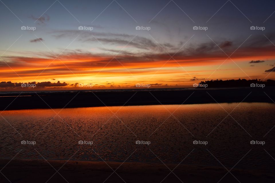 sunset in the Beach