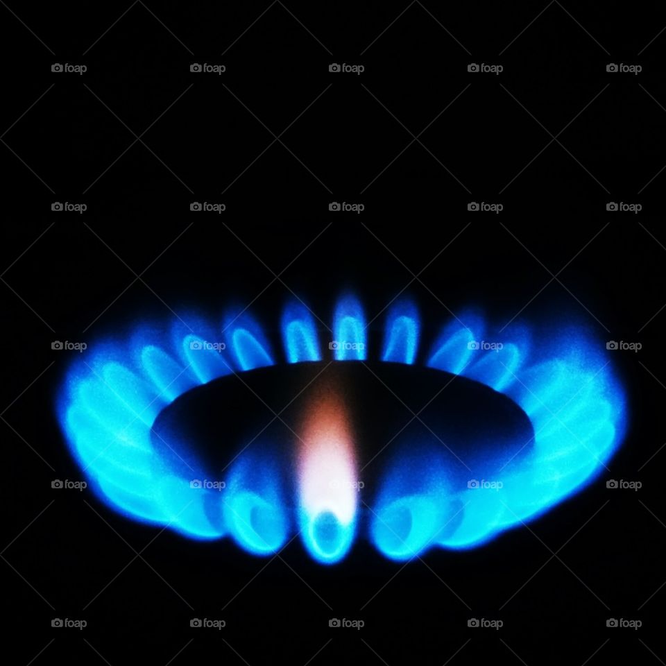 Gas fire