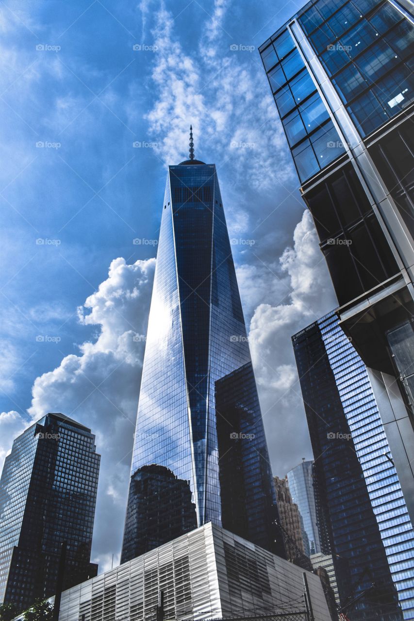 “The Bottom View of One World Trade Center” By: Renzo Logarta