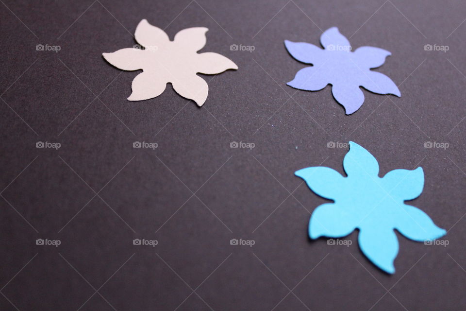 abstract flower patterns paper