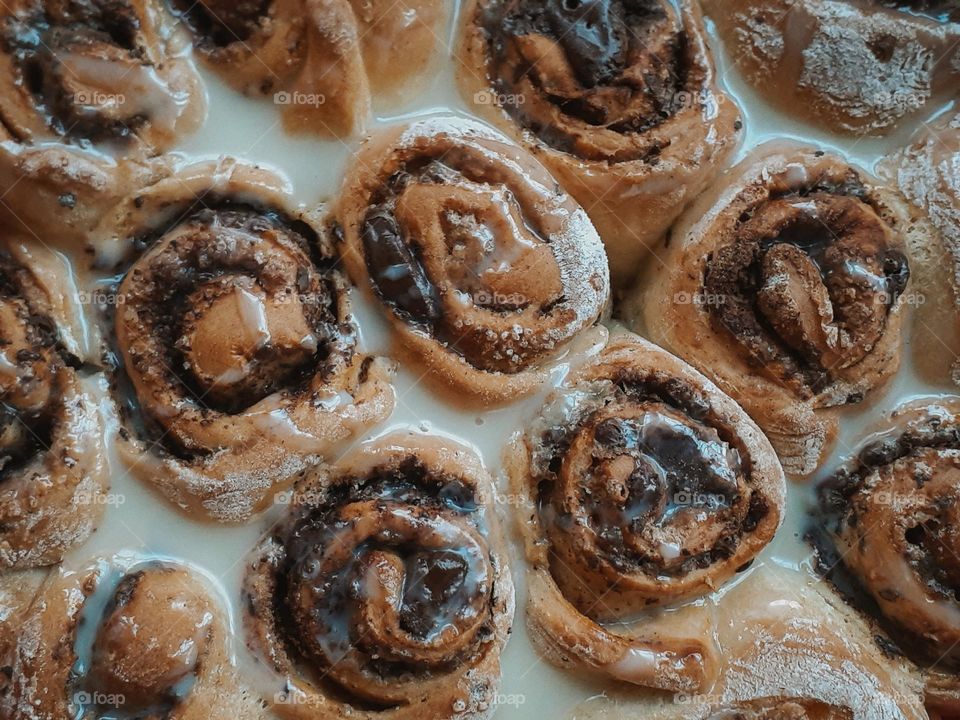 Sweet bread with poppy seeds and condensed milk