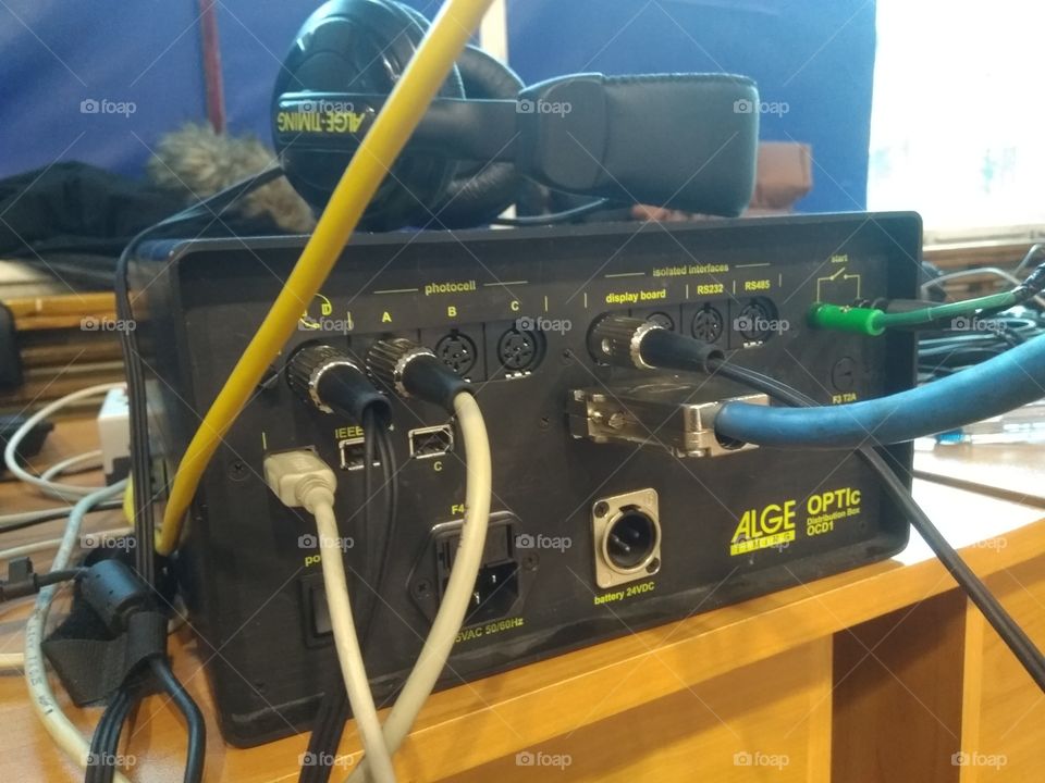 track and field. timing device. alge timing. photophinish