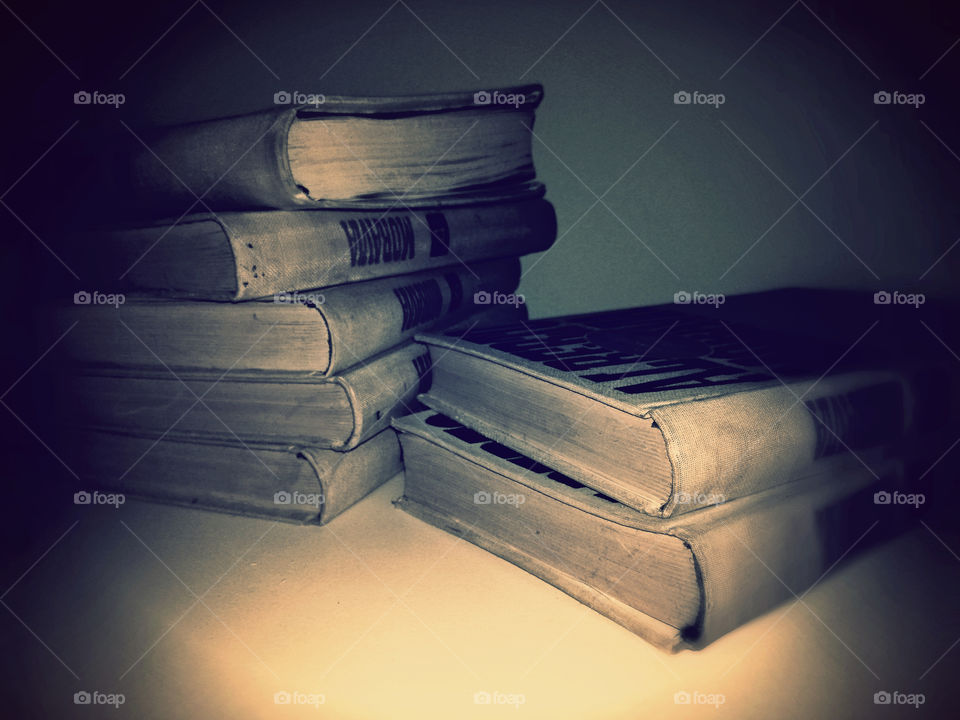 very old retro books