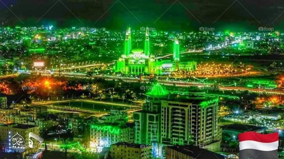 Glory be to God, the magnificent and picturesque view and the natural green trees are a view that is nothing more wonderful than it