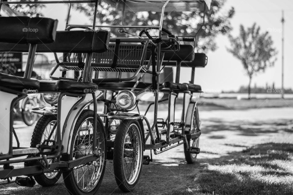 Tricycle for three person