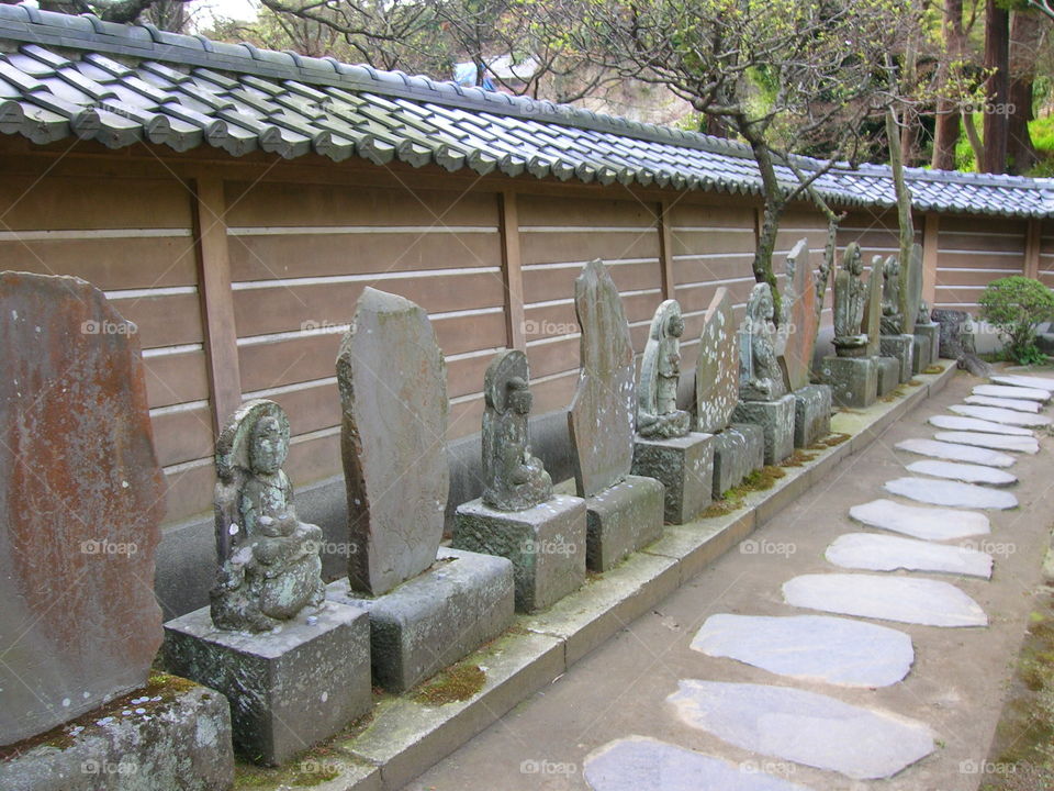 Japan grave yard