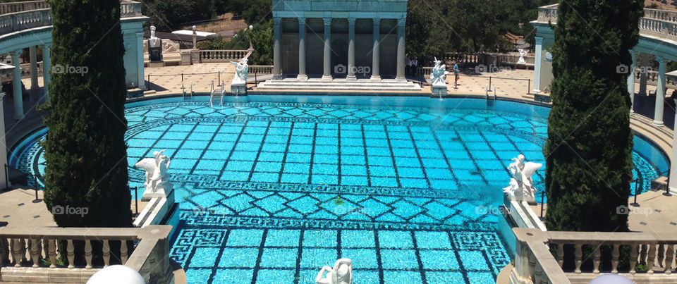 sky trees water pool by itsAus