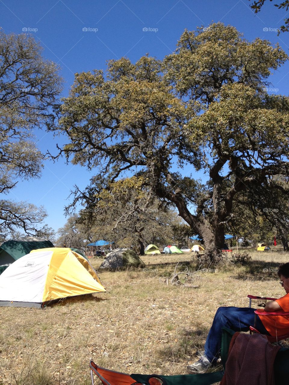 Texas camping