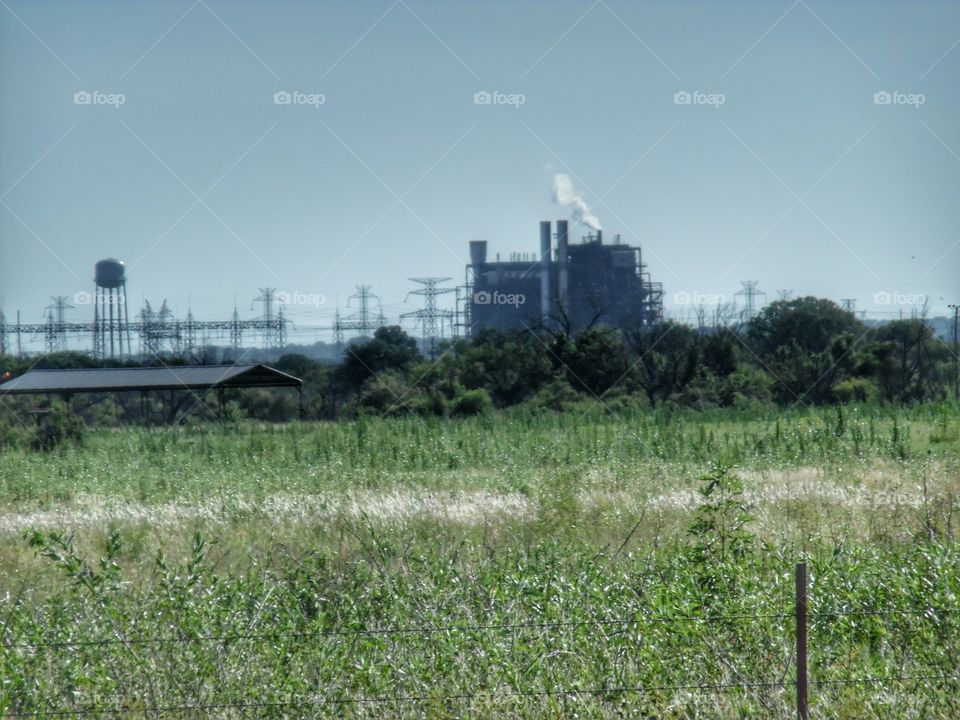 Graham Texas electric plant 🌿. This is a picture of a power supply for Graham Texas that I photographed from the highway this morning while out explori