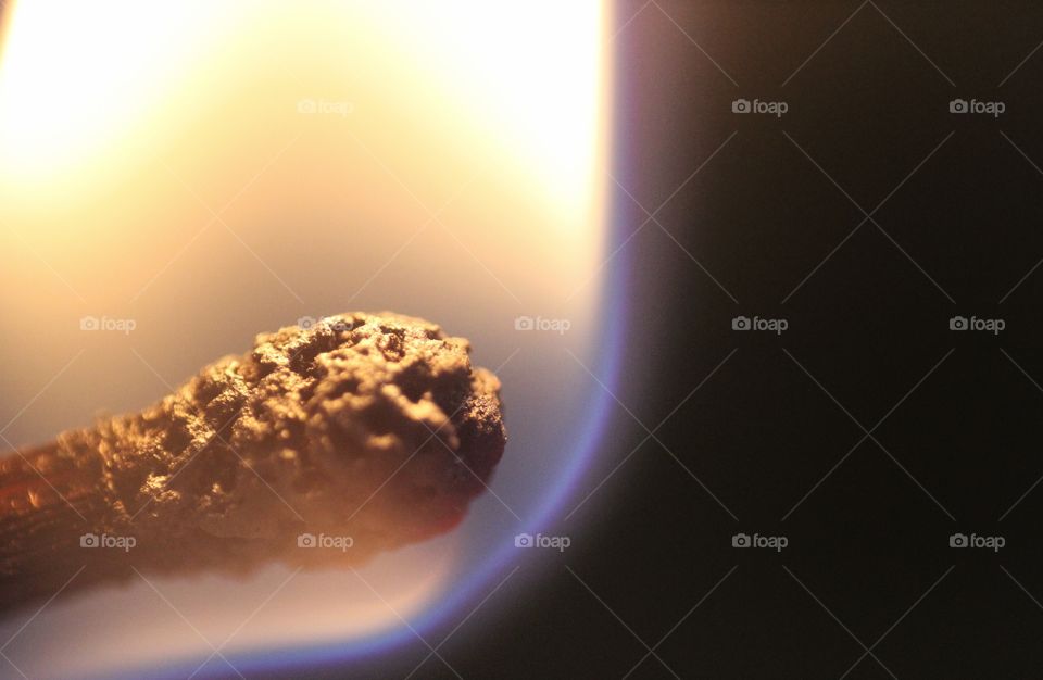 keep that fire alive in you..... macro shot...match stick...fire...close up..