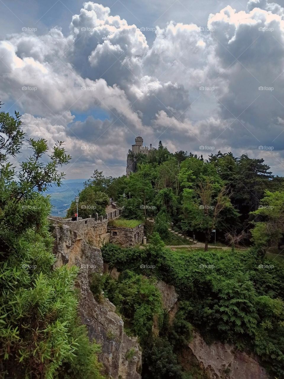 An ancient fortress. San Marino